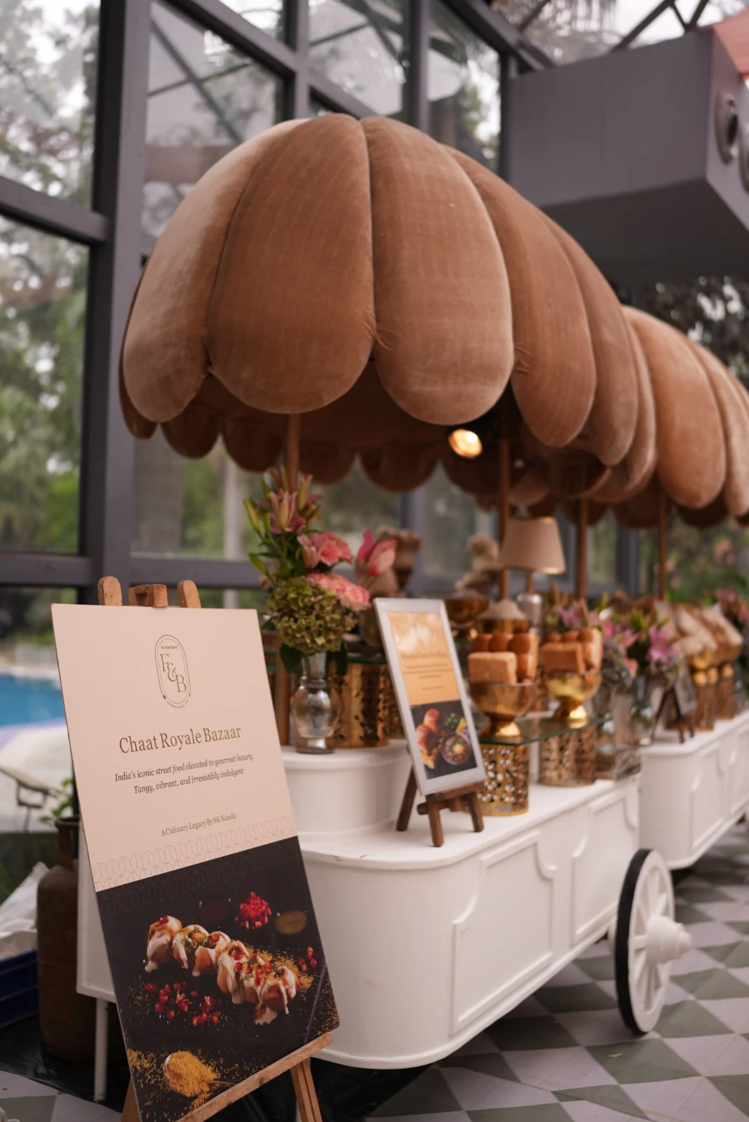 Chaat Royale Bazaar at a recent SK Nanda event