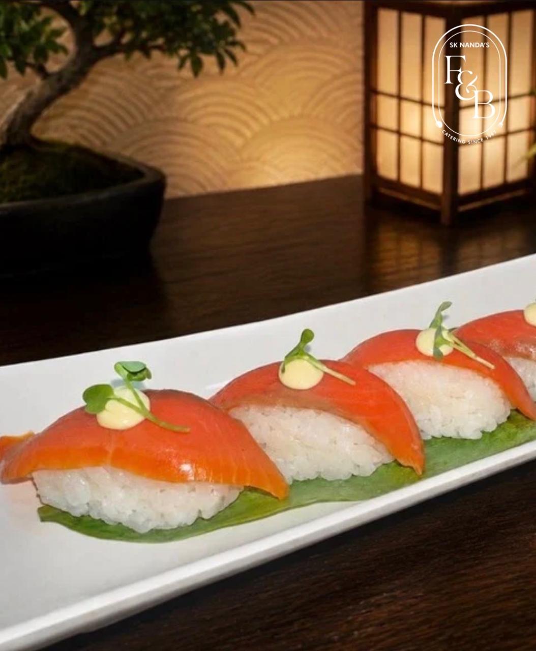 Salmon Nigiri Omakase at SK Nanda F&B