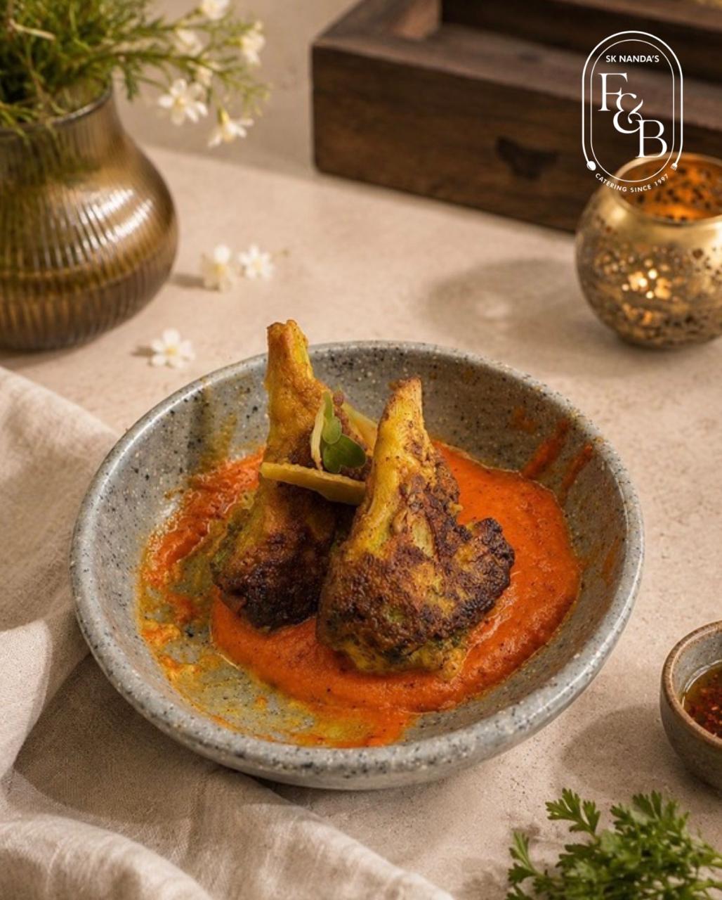 Tandoori Malai Broccoli Makhani at SK Nanda F&B