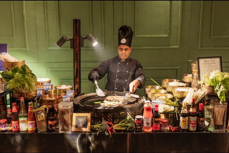 Hyderabadi Dum Biryani Presentation at a recent SK Nanda event